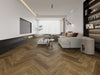 Alva dry back LVT 1.38m Herringbone Special English Oak